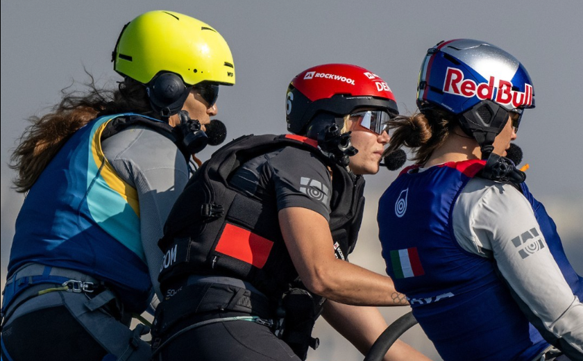 Comandado por Martine Grael, barco brasileiro conquista o melhor resultado no SailGP