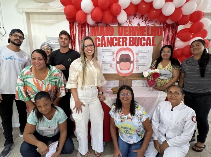 Secretaria de Saúde de Penedo realiza ação sobre o diagnóstico precoce do câncer de boca