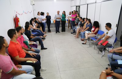 Rogério Teófilo dá boas vindas aos novos visitadores do Programa Criança Feliz em Arapiraca