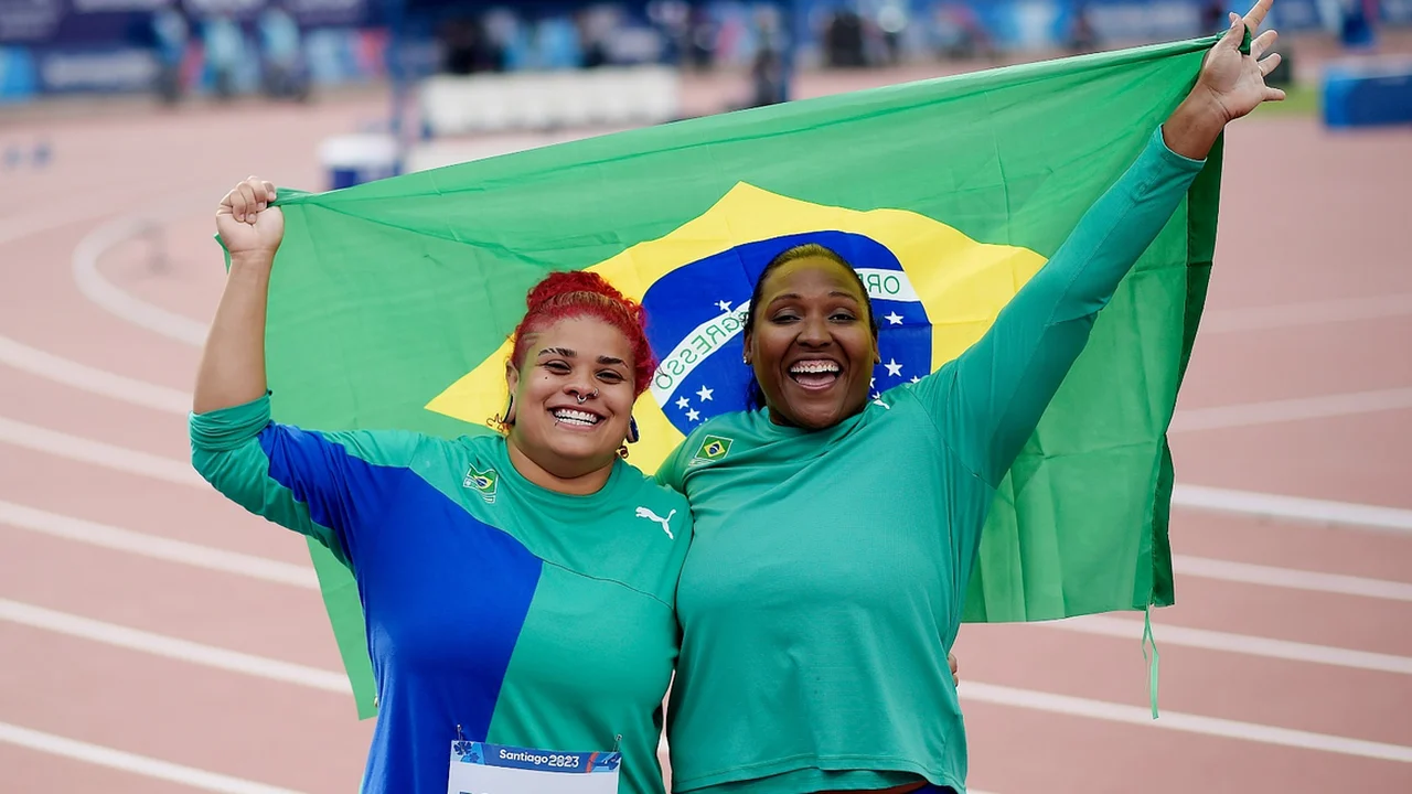 Pan de Santiago: Brasil é ouro e prata no lançamento de disco feminino