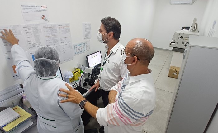 Técnicos do Ministério da Saúde em visita ao Hospital da Cidade e UPA Santa Lúcia