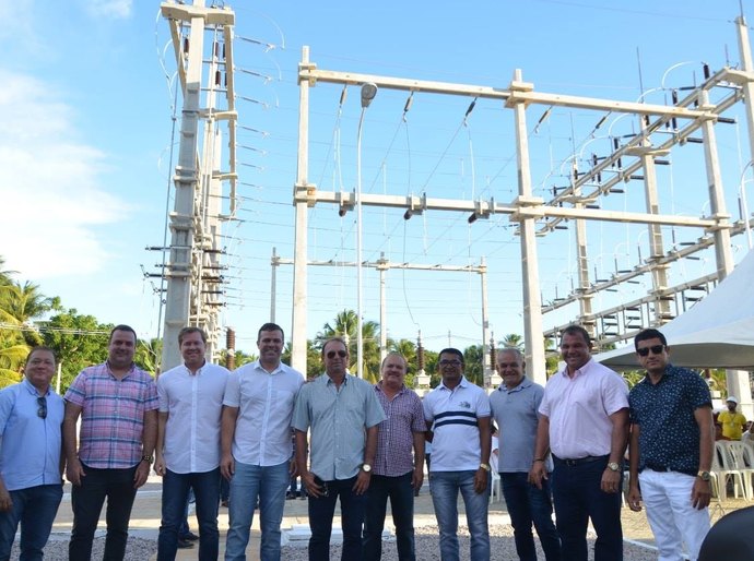 Marx Beltrão participa da inauguração de nova subestação em Coruripe