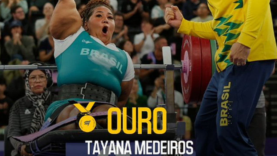 Com direito a recorde paralímpico, Tayana Medeiros conquista o ouro