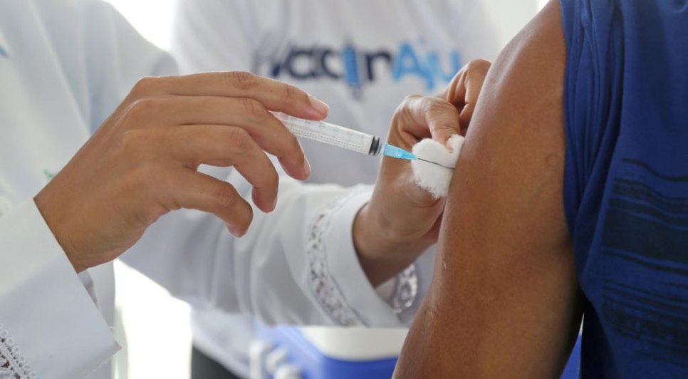Vacinados com Janssen precisam receber dose de reforço contra Covid-19 em Aracaju, alerta SMS / Foto: Foto: Marcelle Cristinne/PMA