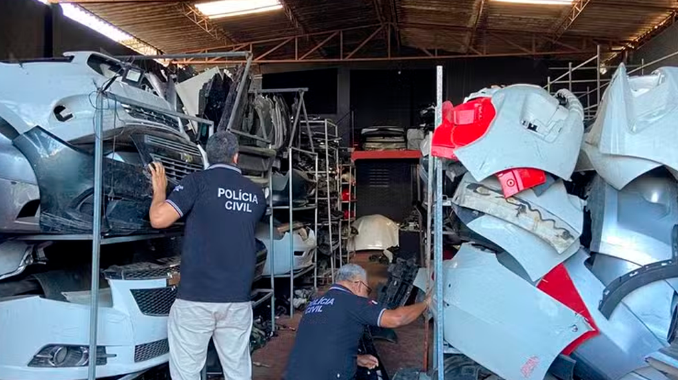 Polícia Civil desmonta esquema de desmanche clandestino com mais de 50 veículos roubados em Maceió