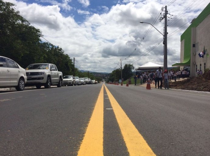 Trecho da AL-130 que dá acesso a Santana do Ipanema é inaugurado
