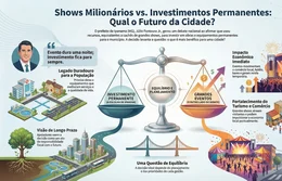 Shows milionários x investimentos permanentes: qual futuro vocês quer para sua cidade?