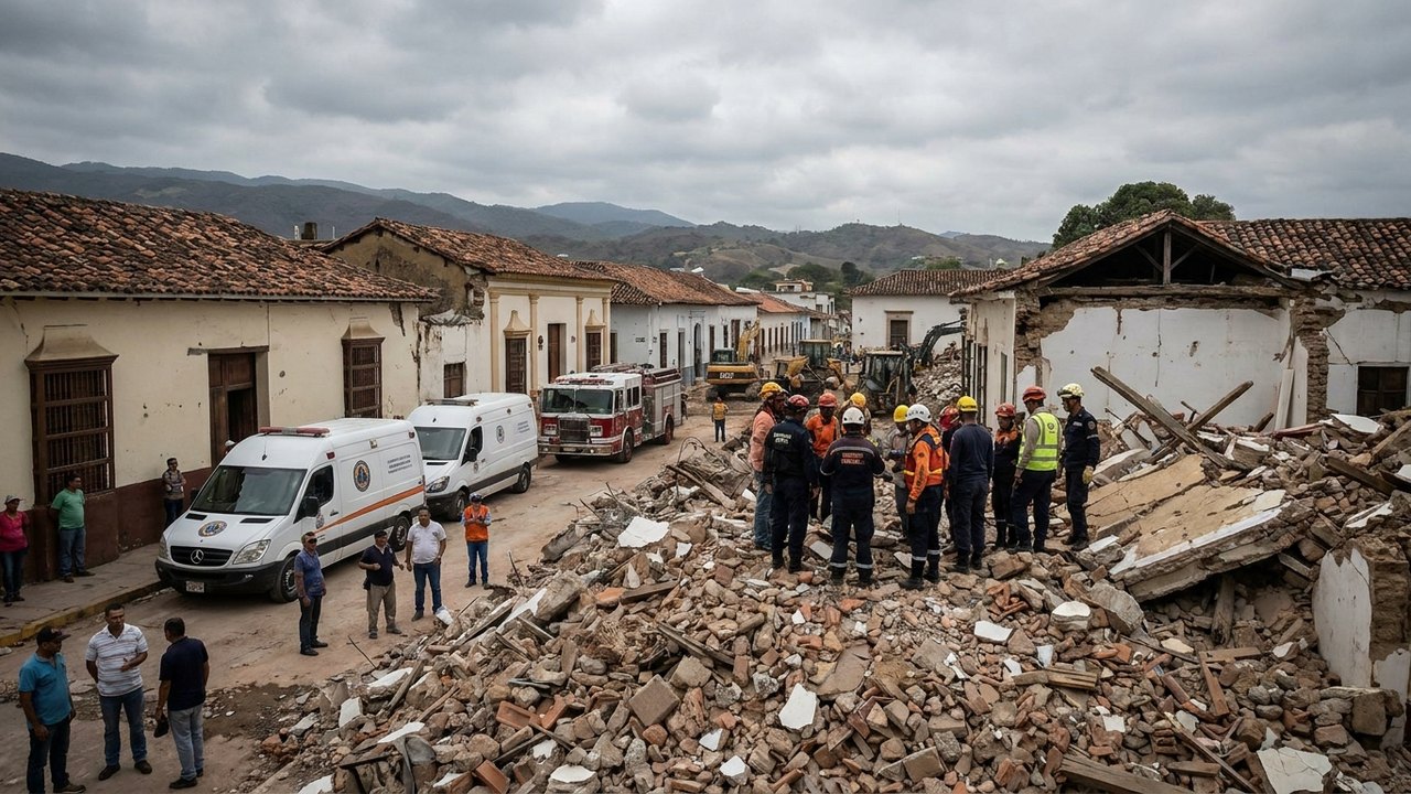 Mortes em terremoto na Venezuela chegam a 164, com mais de 900 feridos, diz vice-presidente