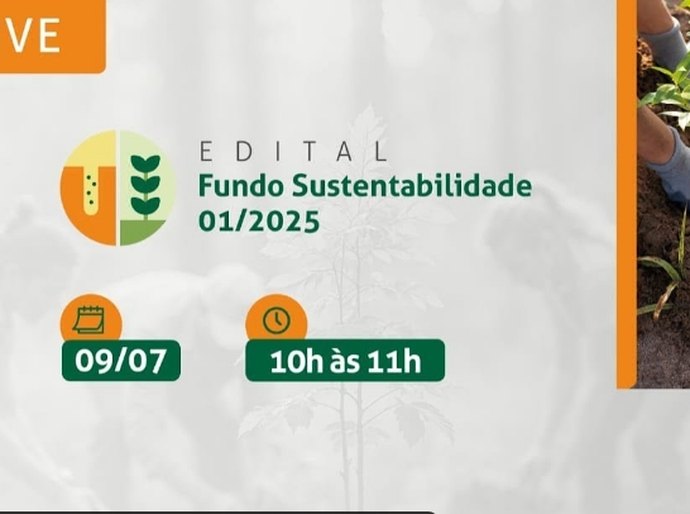 Banco do Nordeste realiza live para tirar dúvidas sobre Edital Fundo Sustentabilidade 01/2025