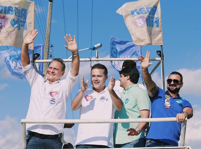 Na reta final da campanha, Renan Filho visita Maribondo e Anadia