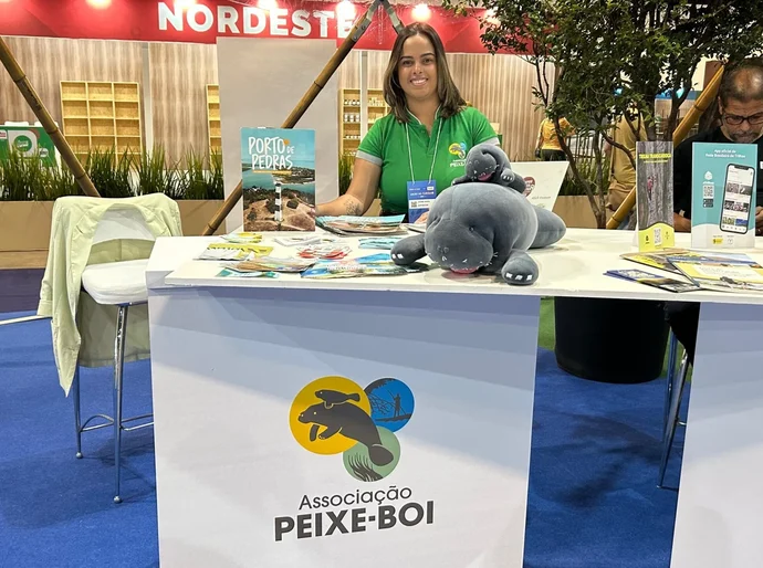 Exemplo de sustentabilidade, Associação Peixe Boi inova no Salão do Turismo