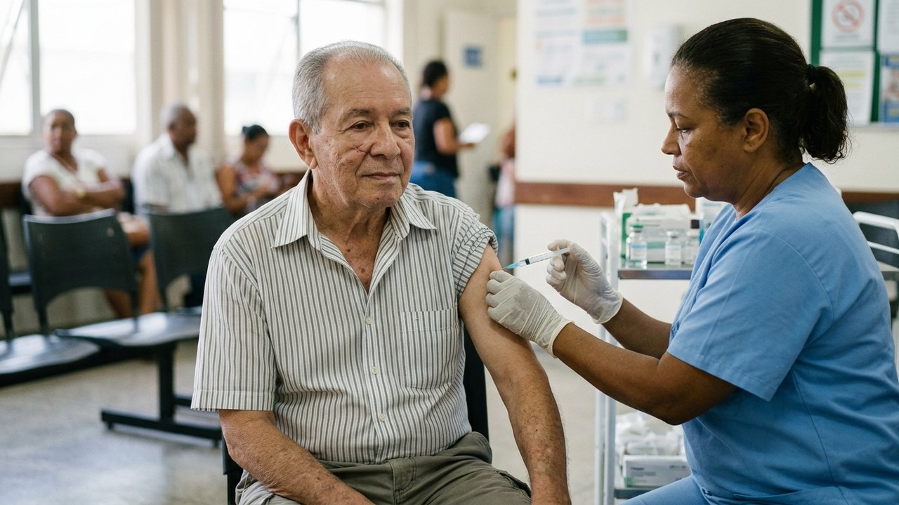 Vacina contra gripe reduz risco de morte e internações em pacientes pós-AVC, aponta estudo