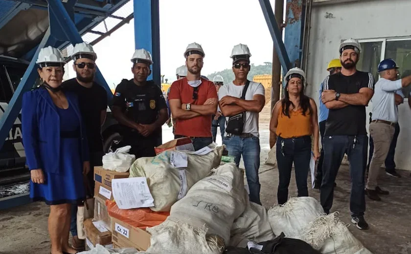 Mais de 430kg de drogas apreendidas são incineradas em Rio Largo