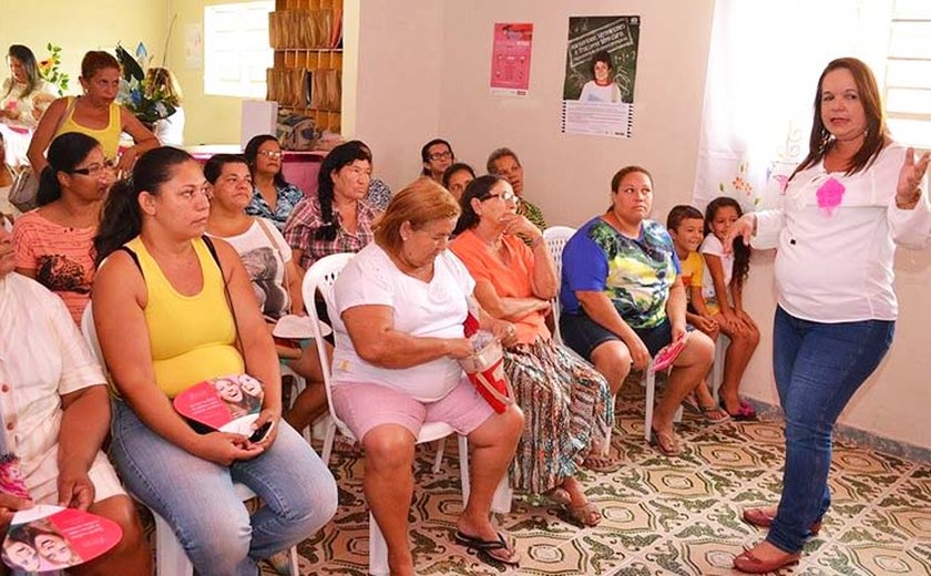 Santana do Ipanema: Outubro Rosa PSF Baraúna na luta contra o câncer