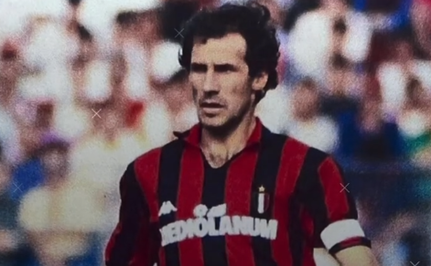 Milan confirma cirurgia bem sucedida para retirada de nódulo no pulmão do ex-zagueiro Baresi