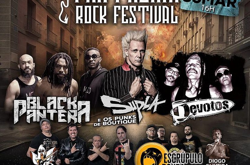 SUPLA, Black Pantera e Devotos estão no Fantasma Rock Festival em Maceió