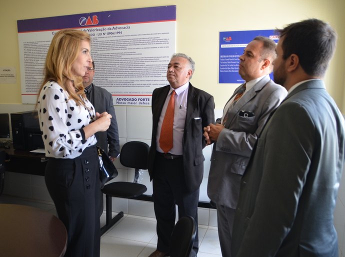 OAB e Caixa de Assistência visitam salas dos advogados em Porto Calvo e Maragogi