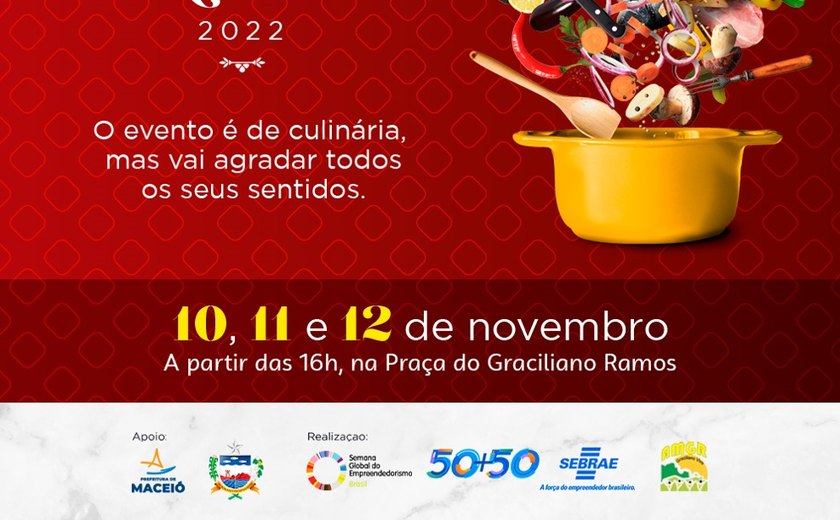 4ª edição da Feira Gastronômica do Graciliano Ramos tem início nesta quinta-feira (10)