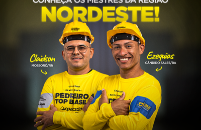 Nordeste terá dois finalistas na nova temporada do Pedreiro Top Brasil 2025 na TV Band