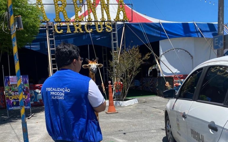 Procon realiza vistoria em circo na parte alta da capital