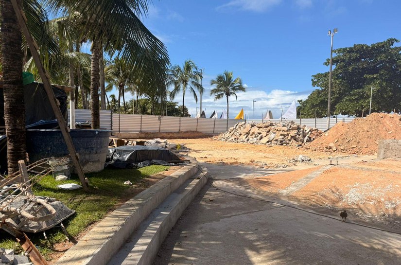 Reforma do Skatepark da Pajuçara avança e entra na fase de demolição da pista