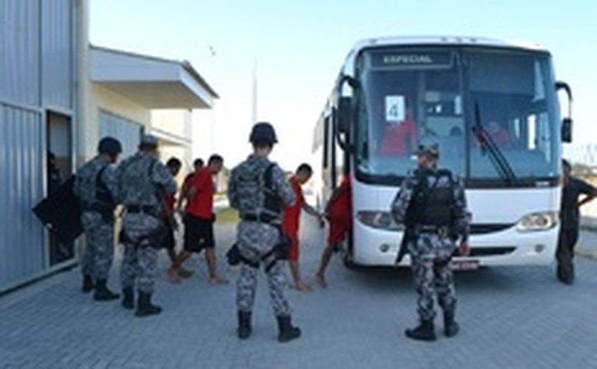 Sgap realiza a maior transferência de custodiados para Presídio do Agreste