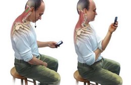 Uso excessivo de celular pode causar dores no pescoço