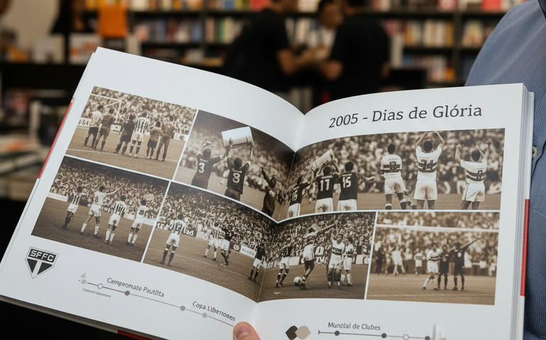 Livro resgata bastidores e conquistas do São Paulo na temporada de 2005