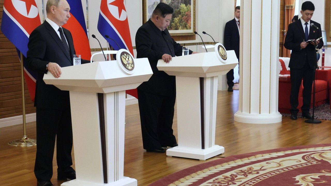 Kim Jong-un parabeniza Putin e deseja vitória da Rússia sobre o neonazismo em mensagem de ano novo
