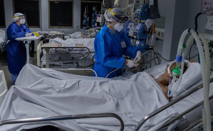 UTI destinada a pacientes com Covid-19 estão com capacidade esgotada em cinco hospitais