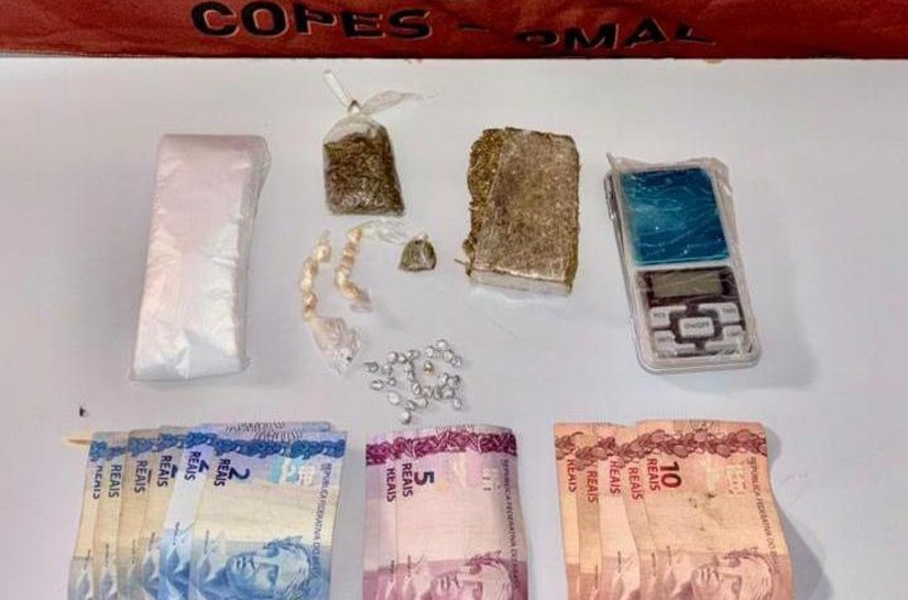 PM-AL apreende menor com drogas e quantia em dinheiro em Piranhas