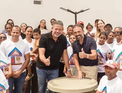 Em Major Izidoro, Arthur Lira realiza entregas, anuncia investimentos na saúde e recebe o apoio de Theobaldo Cintra rumo ao Senado 