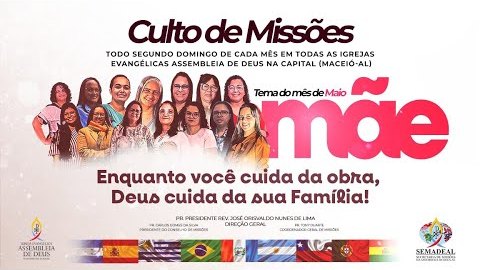 Culto de Missões - Acessível em Libras (14/05/2023)