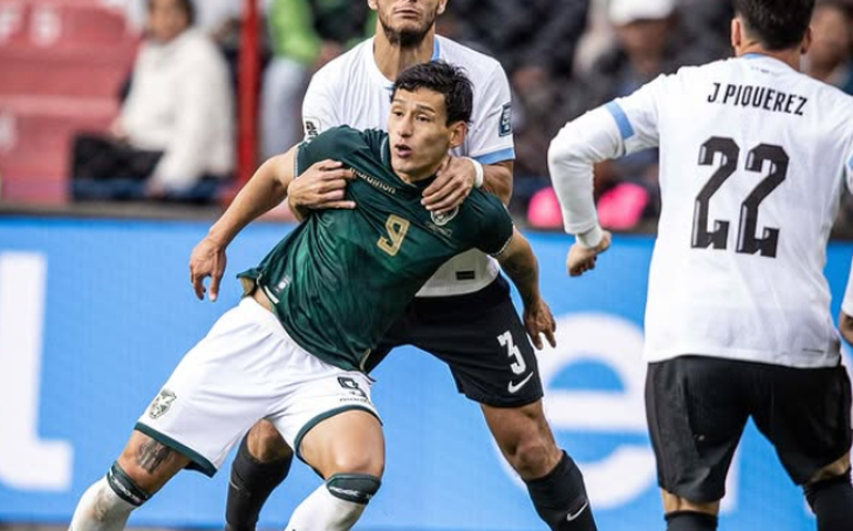 Bolívia domina, mas fica só no empate com o Uruguai e classifica a Argentina para a Copa