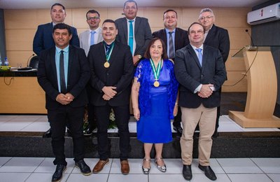 Prefeito Luciano parabeniza a Câmara de Vereadores e destaca trabalho de Salete Amorim e Arestides Minervino