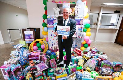 Presidente do TJAL agradece pelos 800 presentes arrecadados