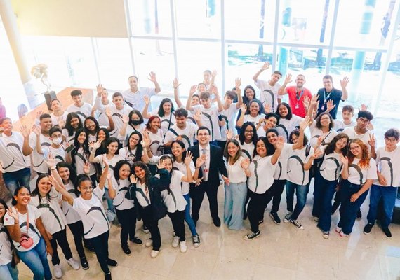 OAB Alagoas recebe alunos da Fundação Bradesco para palestra sobre Direitos Humanos