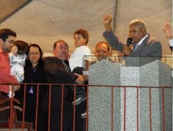 Aniversário do Pr. Arnóbio é comemorado na última cruzada do ano no município