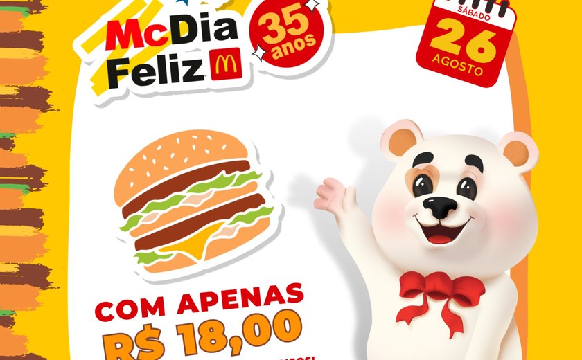 Apala inicia pré-venda dos tradicionais tíquetes para o McDia Feliz 2023
