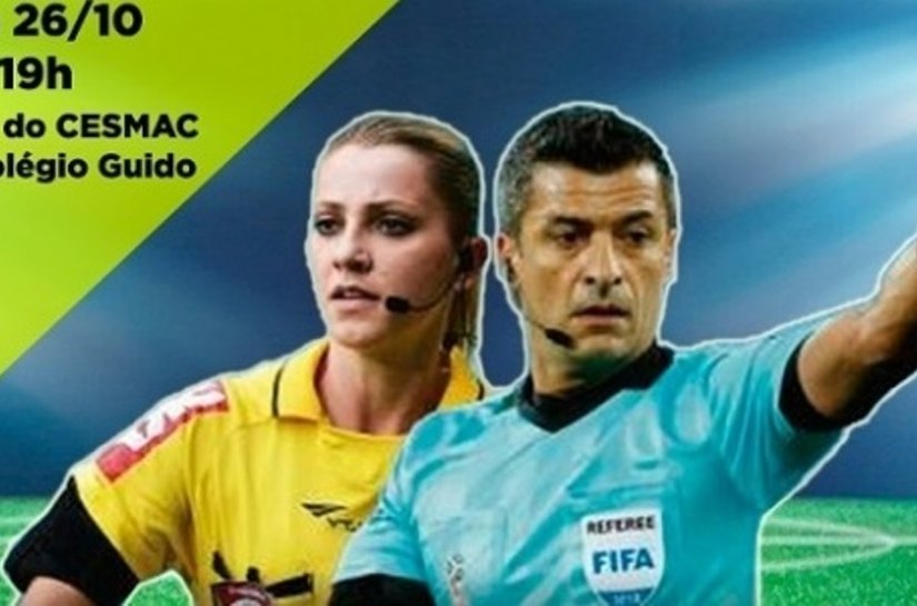 Árbitro Sandro Ricci desembarca em Maceió para palestra sobre arbitragem