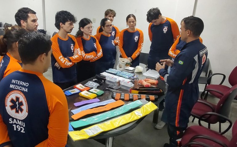 Samu capacita acadêmicos de medicina da Uncisal para estágio curricular