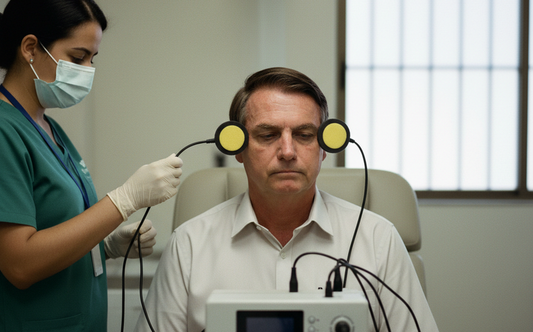 Entenda o que é o ‘Estímulo Elétrico Craniano’, solicitado pela defesa de Jair Bolsonaro para tratar depressão e soluços