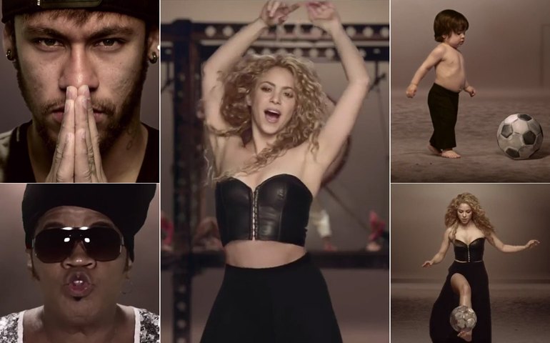 Neymar, Messi e Piqué estão no clipe da música de Shakira para a Copa do Mundo; assista
