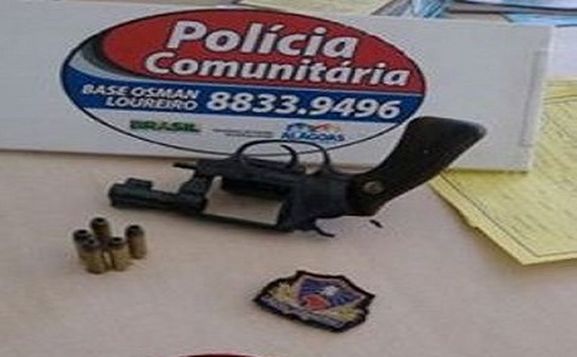 PM apreende menor com arma de fogo no terminal do Clima Bom