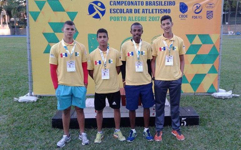 Arapiraquense fica em segundo lugar no Brasileiro Escolar de Atletismo disputado no RS