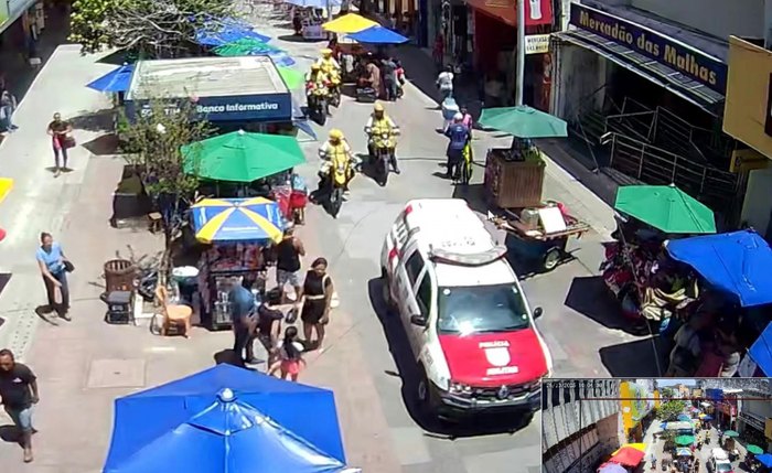 Suspeito foi localizado por câmeras da SSP e preso no Centro da capital alagoana Suspeito foi localizado por câmeras da SSP e preso no Centro da capital alagoana