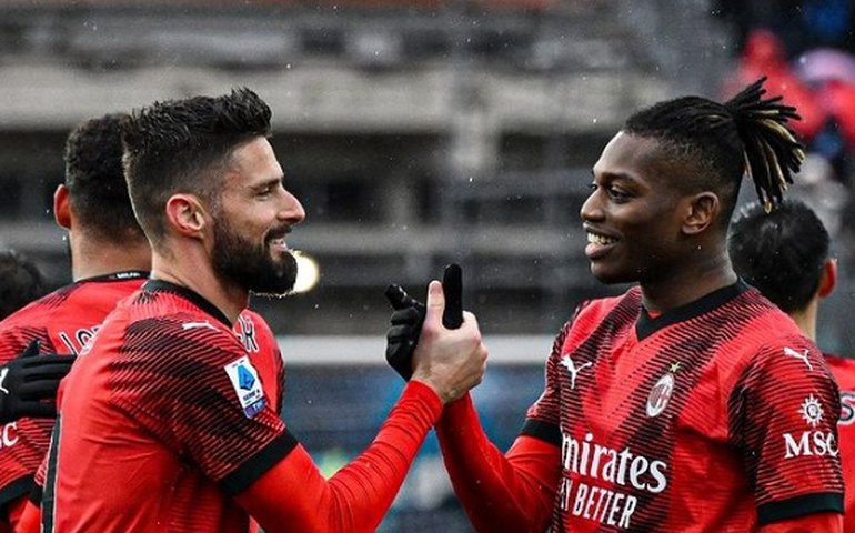 Milan derrota o Empoli e busca aproximação com os líderes no Campeonato Italiano