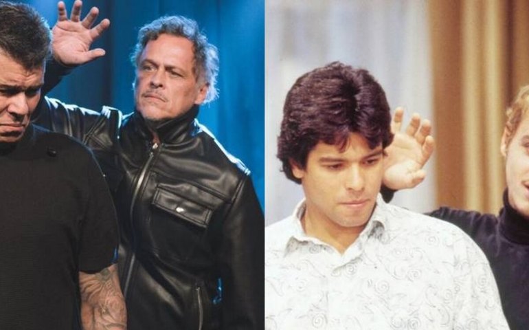 Maurício Mattar e Guilherme Fontes recriam famosa cena de &#8216;A Viagem&#8217;