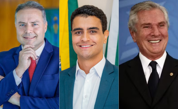 Renan Filho, JHC e Fernando Collor