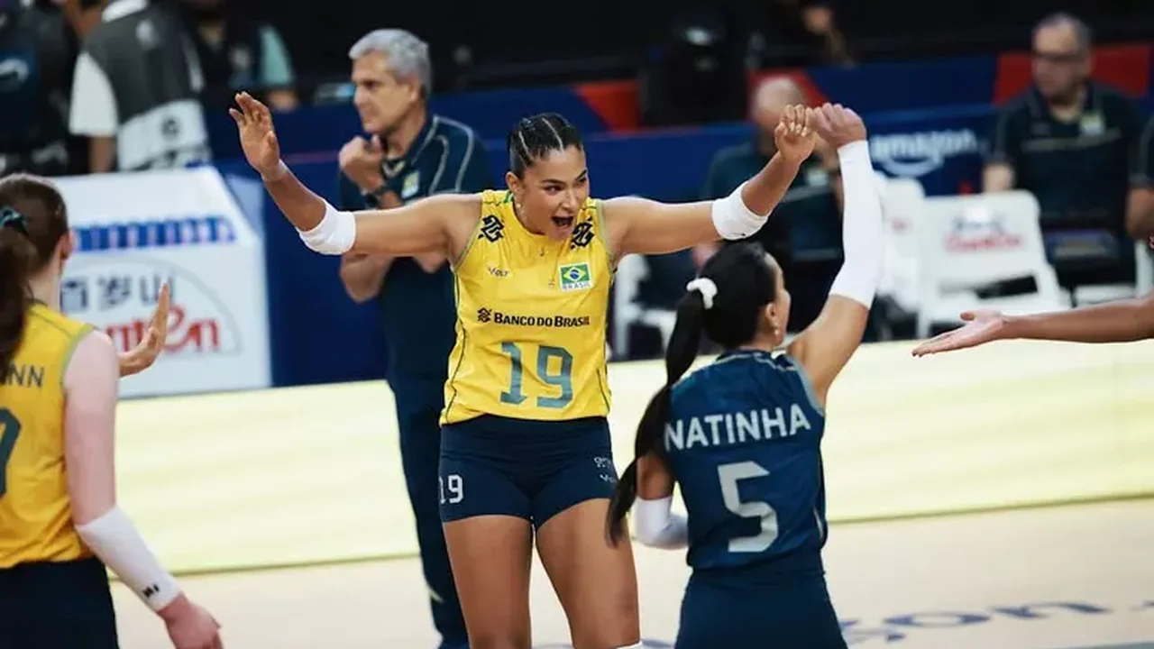 Brasil vira sobre Japão e vai encarar Itália na semifinal da VNL